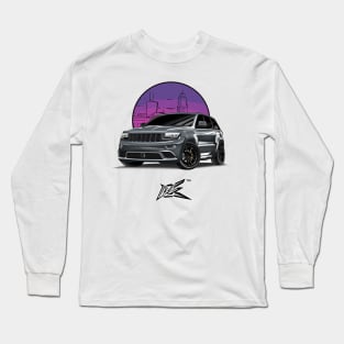 jeep cherokee srt8 gray Long Sleeve T-Shirt